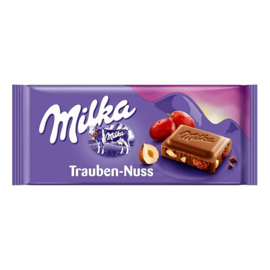 MILKA RAISIN NUTS 100gr