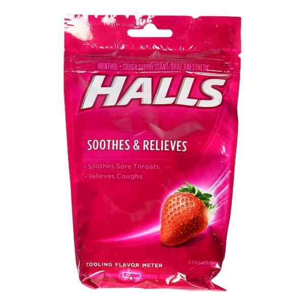 HALLS STRAWBERRY