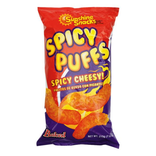 CHEESE PUFFS SPICY BIG 215GR