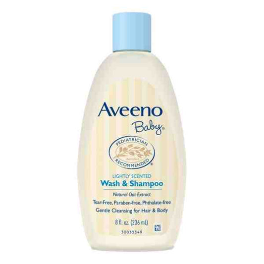 AVEENO BABY WASH SHAMPOO 8oz