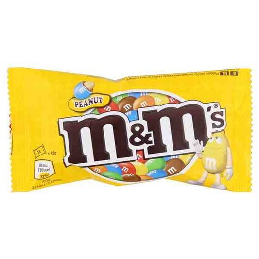 M&M PEANUT SINGLE 45gr 1.59oz