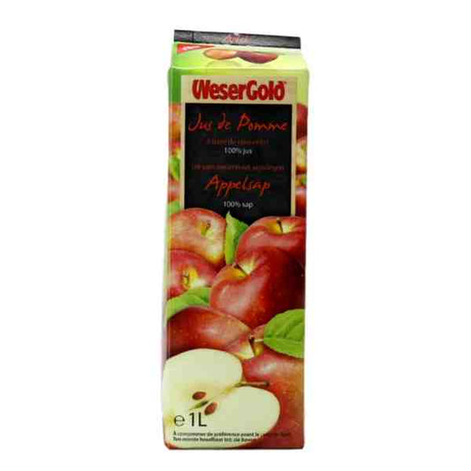 WESERGOLD APPLE JUICE 1L