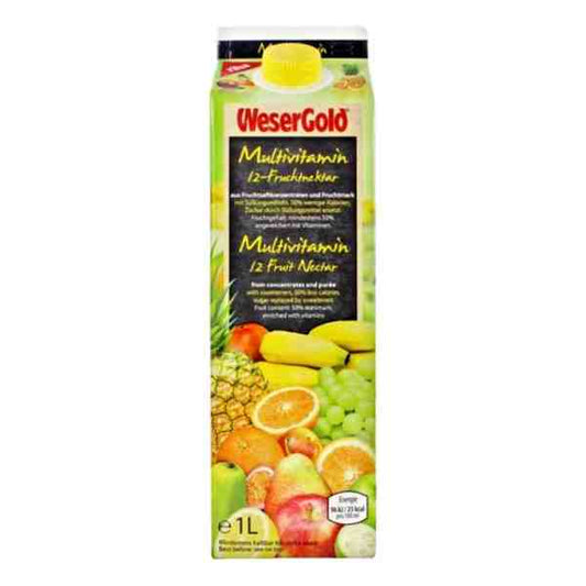 WESERGOLD MULTI VITAMIN 12 COCKTAIL JUICE 1L