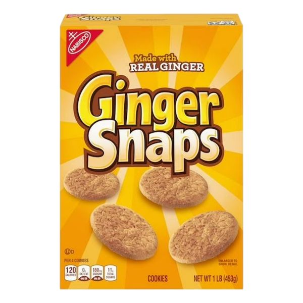 NABISCO OLD FASHIONED GINGER  SNAPS 16OZ