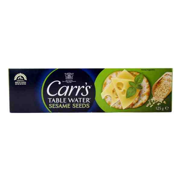 CARRS TABLE WATER SESAME SEEDS CRACKERS 125gr