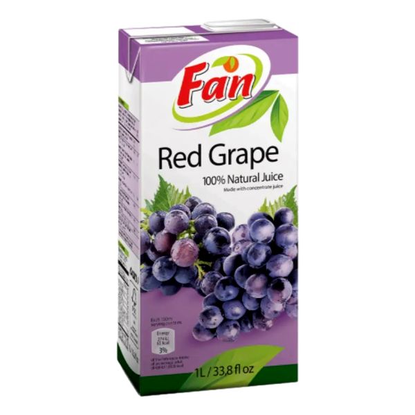 FAN JUICE RED GRAPE 100% 1L