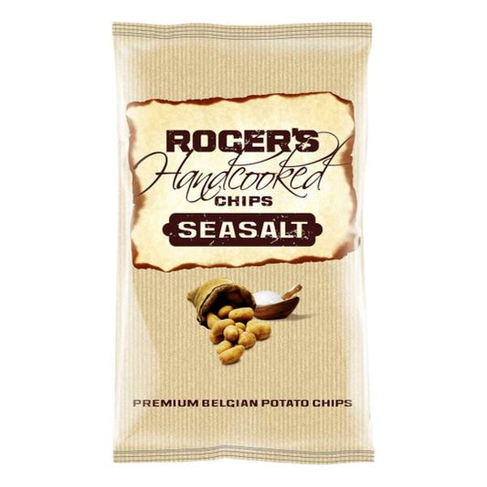 ROGER'S HANDCOOKED CHIPS SEA SALT 150 GR