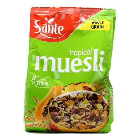SANTE MUESLI TROPICAL FRUITS DATE- PINEAPPLE- PAPAYA 8/350gr