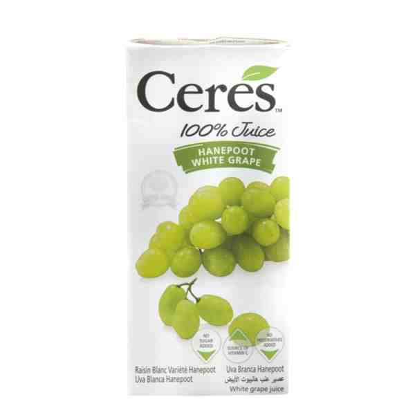 CERES HANEPOOT WHITE GRAPE 1lt