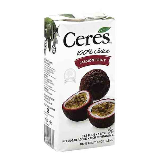 CERES PASSION FRUIT JUICE 1lt