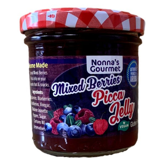 NONNAS MIXED BERRIES PICCA JELLY 6oz