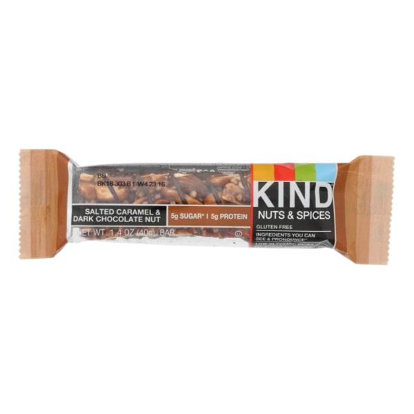 KIND BAR SALTED CARAMEL DARK CHOC NUT 1.4oz