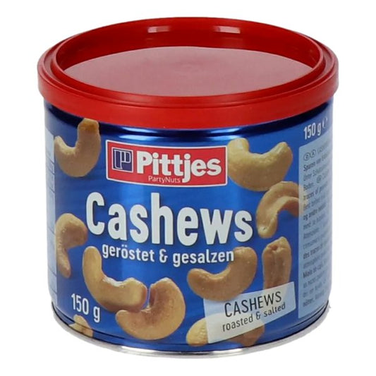 CASHEW NUTS PITTJES ROASTED & SALTED 150 GR