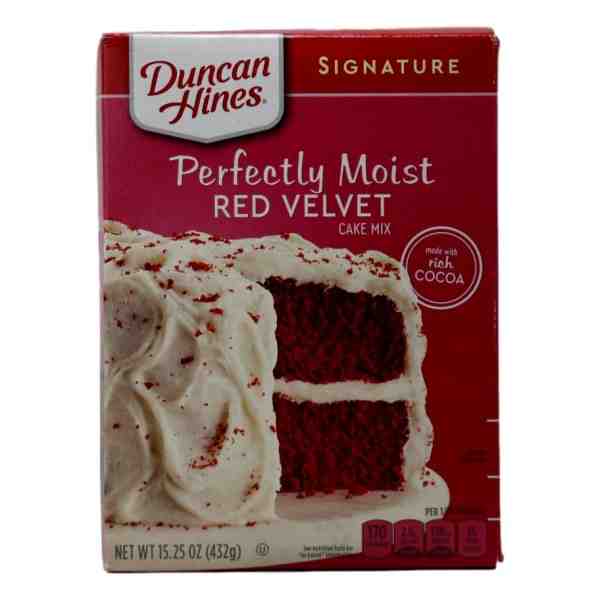 DUNCAN HINES CAKE MIX RED VELVET 15.25oz