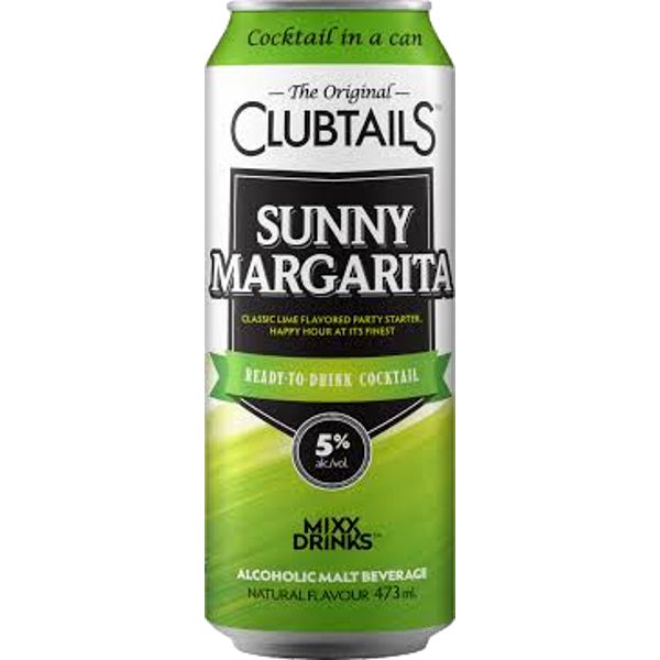 CLUBTAILS SUNNY MARGARITA 473ML