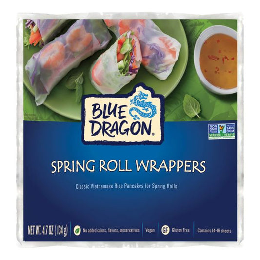 BLUE DRAGON SPRING ROLL WRAPPER 4.7 OZ