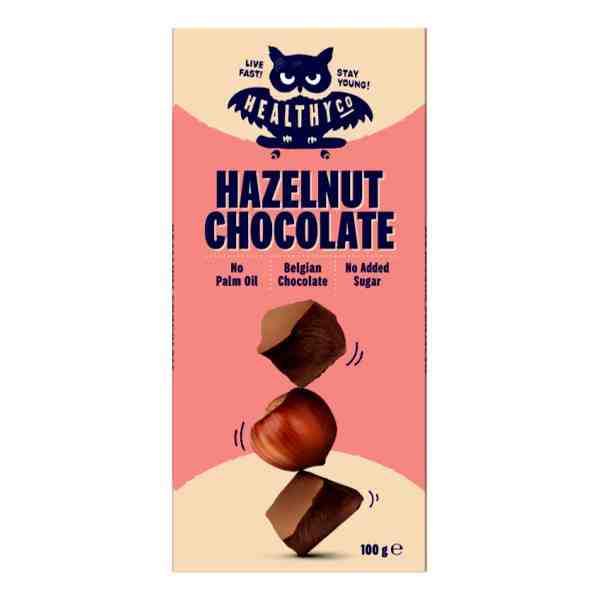 HEALTHYCO HAZELNUT CHOCOLATE 100gr