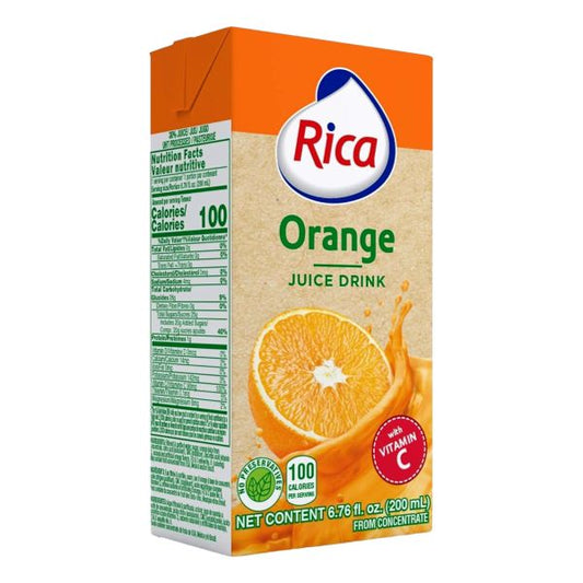 RICA ORANGE JUICE 200ml 3PACK