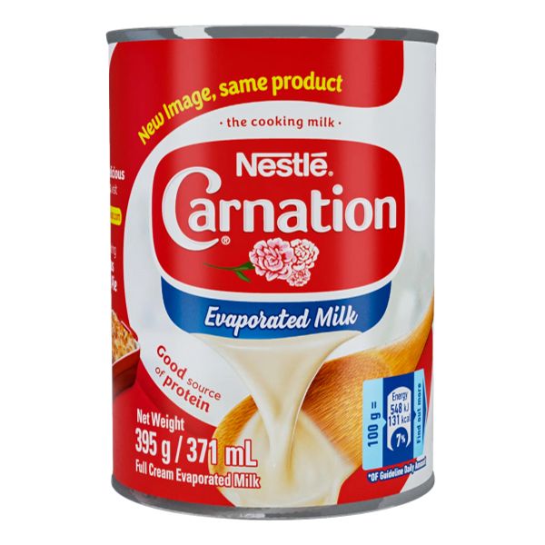 NESTLE CARNATION EVAPORATED MILK 395gr xxx CB xxx
