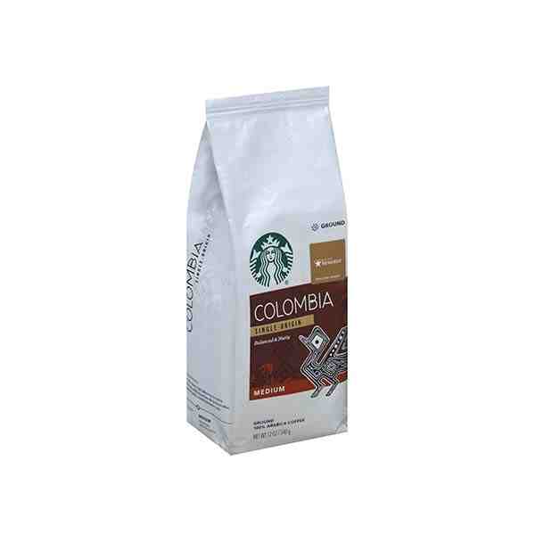 STARBUCKS COFFEE COLOMBIAN GROUND 12oz