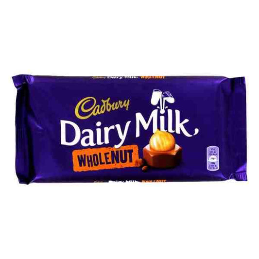 CADBURY DAIRY MILK WHOLENUT 180gr