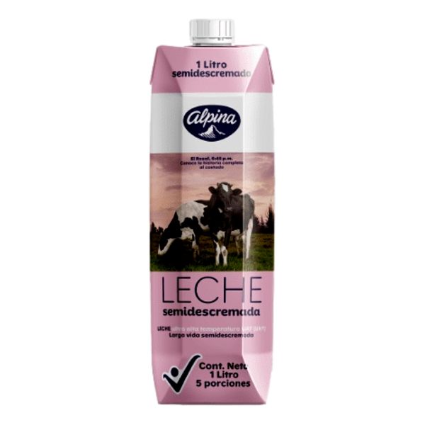 MILK SEMI DESCREMADA 1LTR