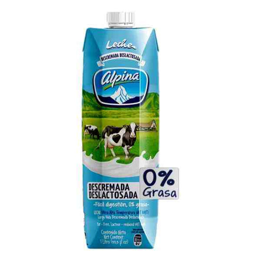 MILK DESCREMADA DESLACTOSADA 1LTR