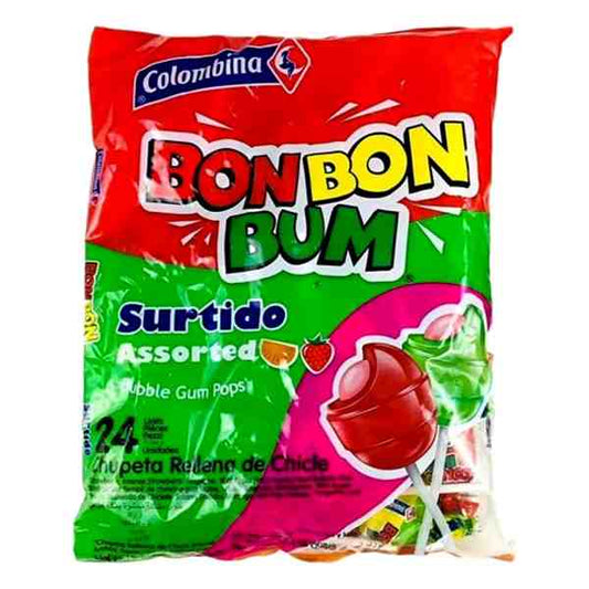 COLOMBINA BON BON BUM SURTIDO 14.4oz