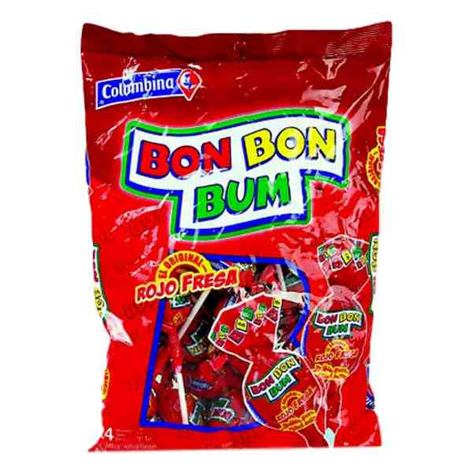 COLOMBINA BON BON BUM FRESA 14.4OZ - 408gr