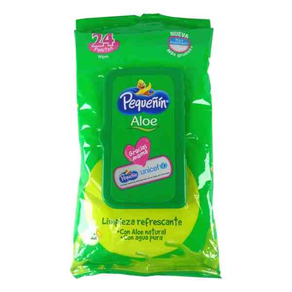PEQUENIN BABY WIPES ALOE 12X100ct