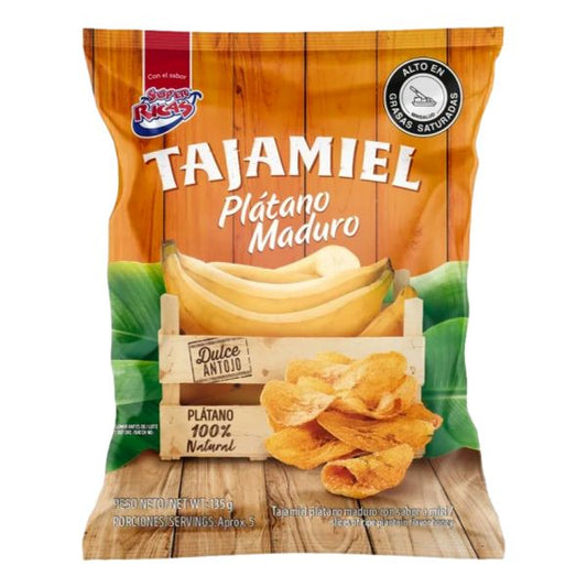 SUPER RICAS TAJAMIEL PLATANO MADURO 135GR