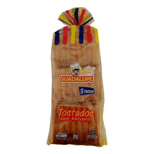 BIMBO GUADALUPE TOSTADAS MANTEQUILLA 280GR