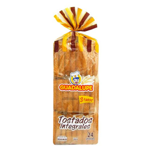 BIMBO GUADALUPE TOSTADAS INTEGRAL 280GR