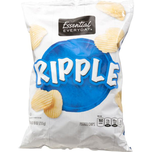 EE POTATO CHIPS RIPPLE 9 OZ
