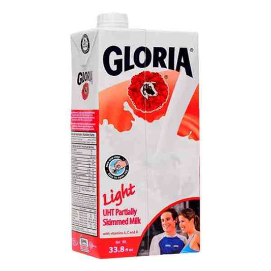 GLORIA LECHE DESCREMADA LIGHT UHT 1ltr
