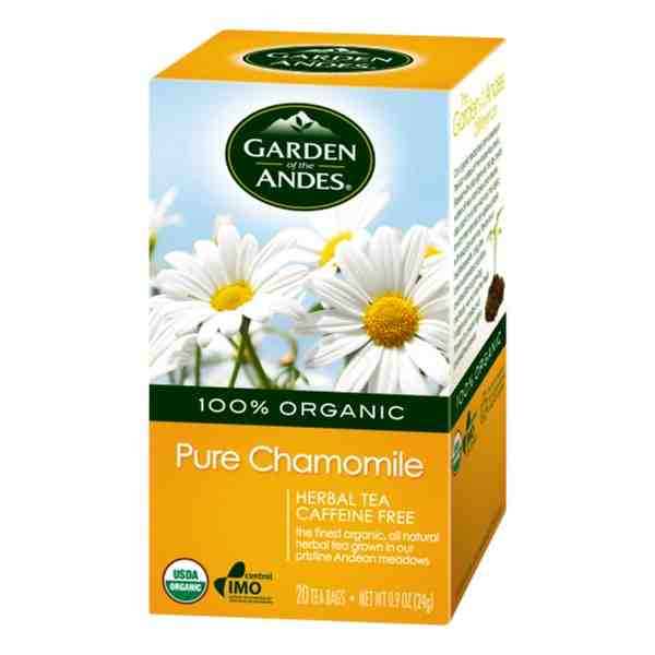 GARDEN OF THE ANDES  ORGANIC  PURE CHAMOMILE TEA 20 BAGS
