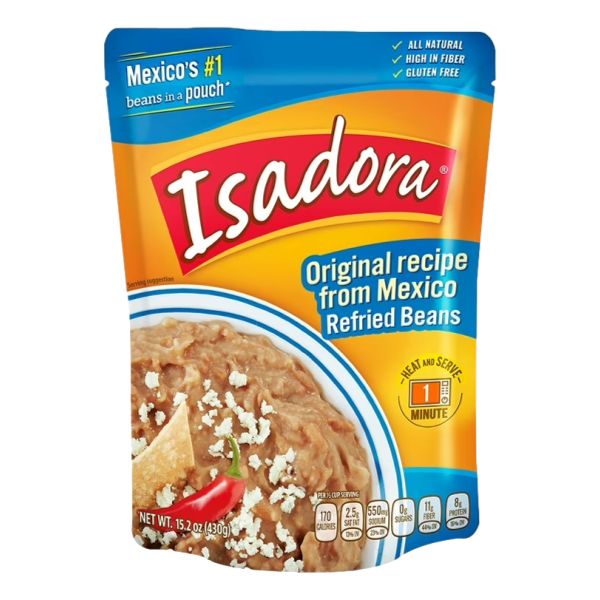 ISADORA BEAN REFRIED ORIG RECIPE 15.2 OZ