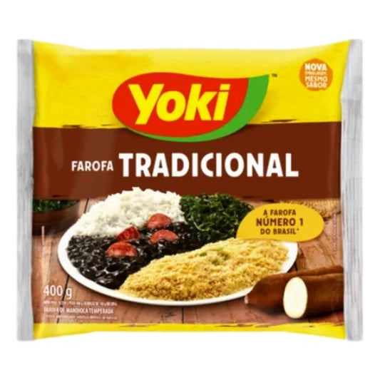 YOKI FAROFA MAND. TEMPERADA 400GR