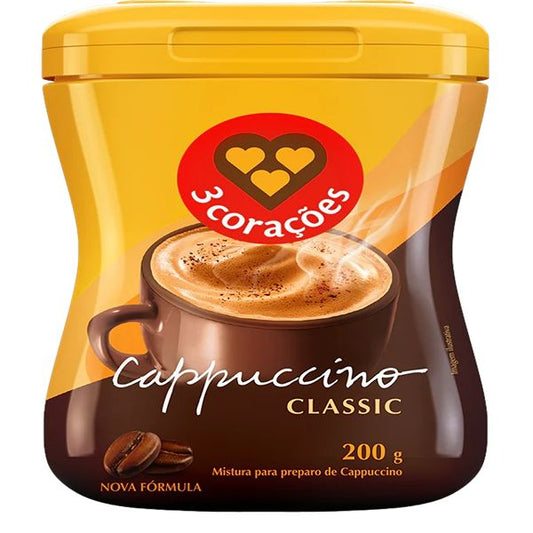 3 CORACOES CAPPUCCINO CLASSIC 200GR