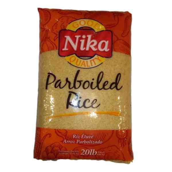 NIKA PARBOILED RICE 20lb xxx CB xxxx