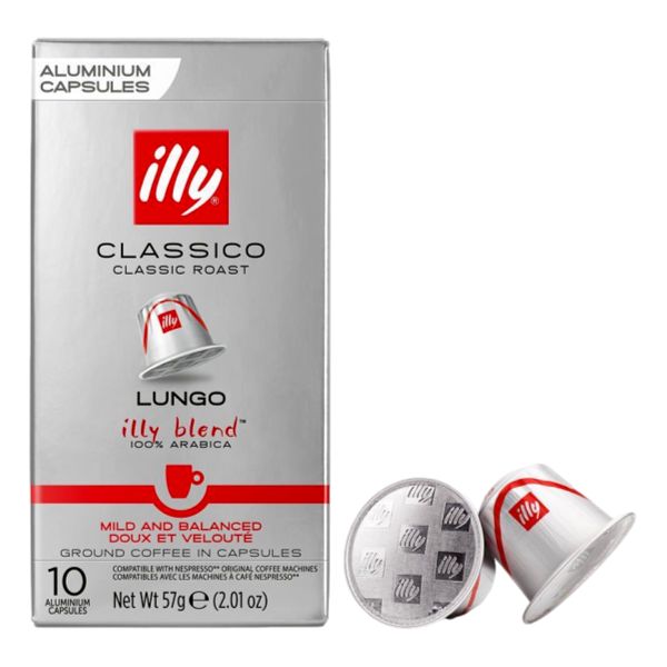 ILLY COFEE CAPSULES LUNGO CLASSICO 10 ST