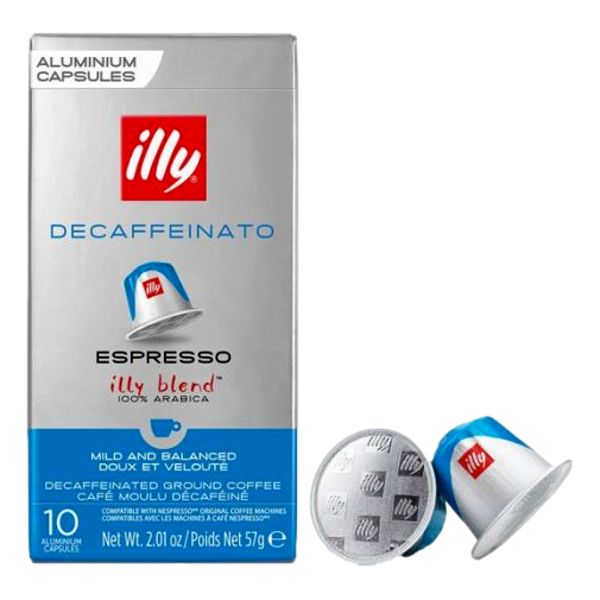 ILLY COFFEE CAPSULES ESPRESSO DECAF 10  10ST