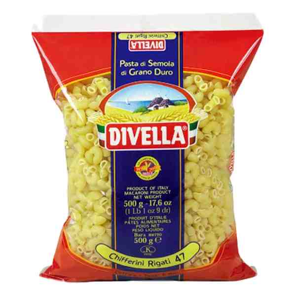 DIVELLA 47 CHIFFERINI RIGATI 500gr