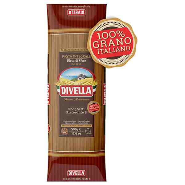 DIVELLA 08 SPAGHETTI INTEGRAL 500gr