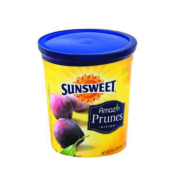 SUNSWEET PITTED PRUNES CANISTER 16oz