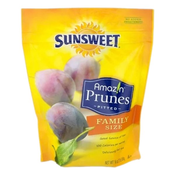 SUNSWEET PITTED PRUNES BAG 16oz