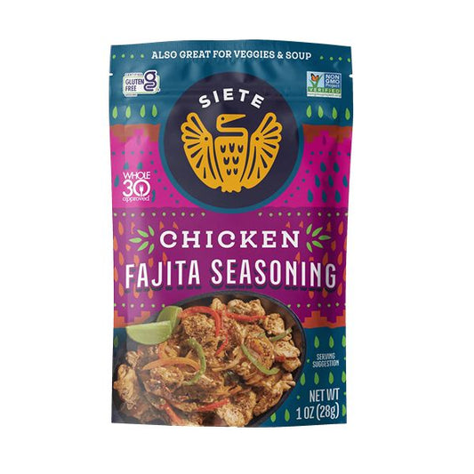 SIETE SEASONING CHICKEN FAJITA  1 OZ