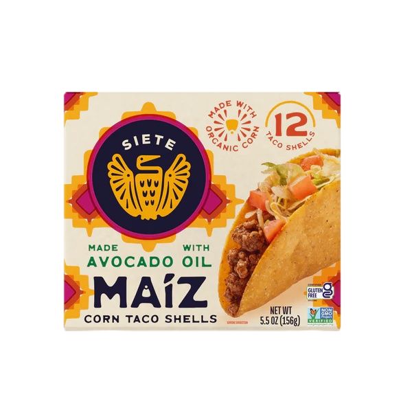 SIETE MAIZ  TACO SHELLS  12CT