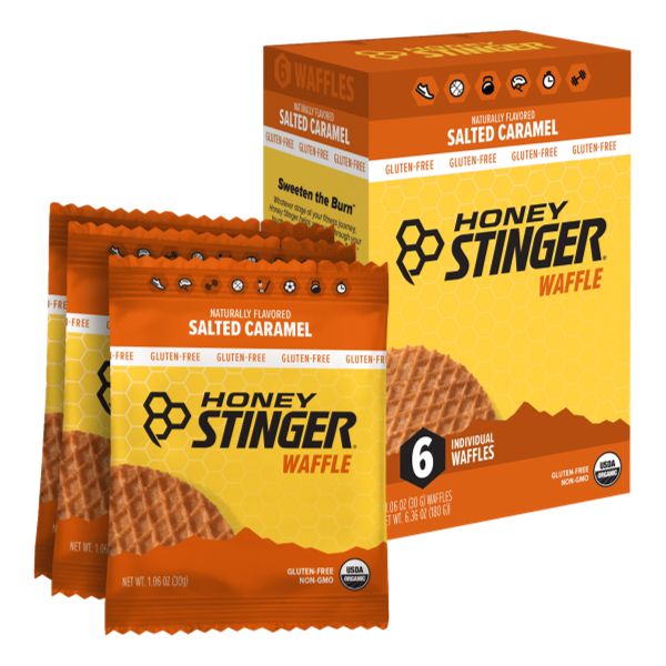 HONEY STINGER	WAFFLE SALTED CARAMEL 6PC