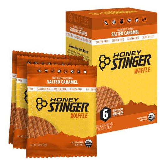 HONEY STINGER	WAFFLE SALTED CARAMEL 6PC